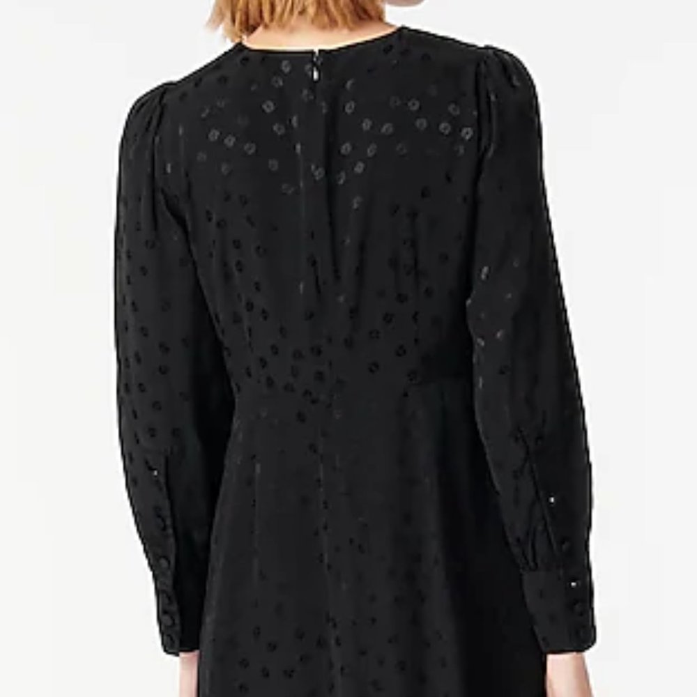 NWT J. Crew Shift dress in jacquard floral dot; - Picture 5 of 14